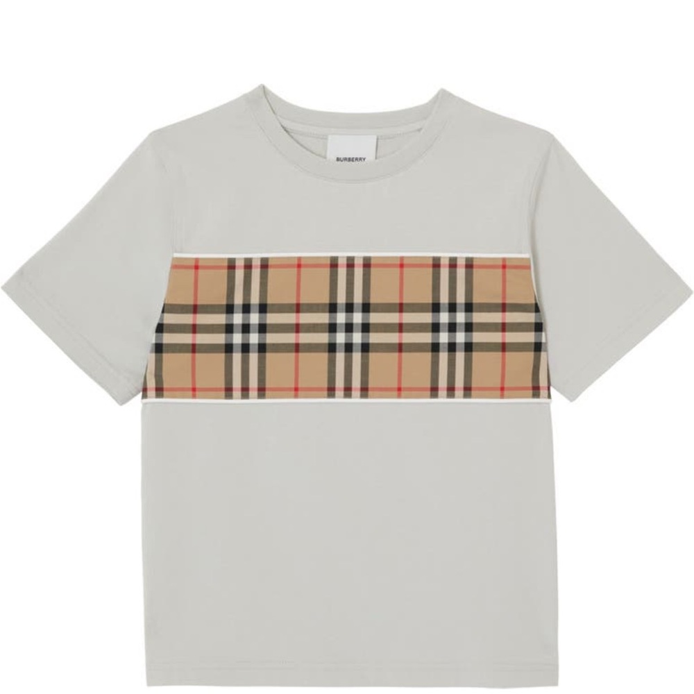 Burberry's vintage check patterns cotton T-shirt